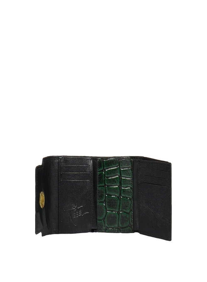 HIDESIGN Genuine Leather Womens Tri-Fold Wallet - Image 3